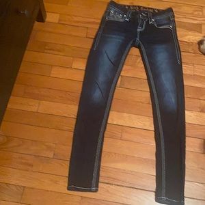 NWOT Rock Revival jeans, size 24, very gently loved , , beautiful jeans !